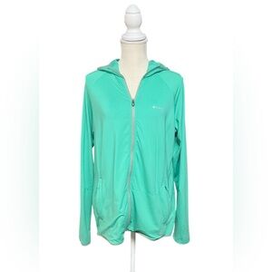 Columbia‎ Omni-wick lightweight hooded zip up sweatshirt jacket
